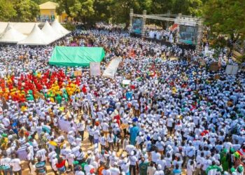 Kindia: Une marche massive pour célébrer les réalisations du CNRD 