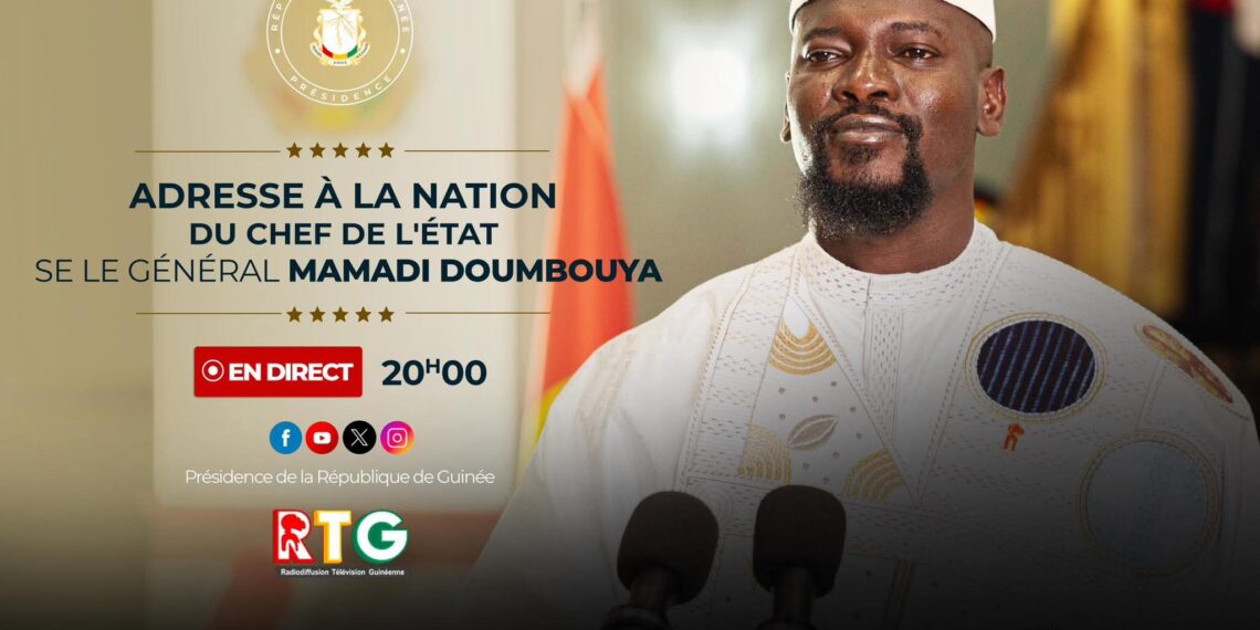 Adresse à la nation : Doumbouya mise sur  les réformes et le patriotisme 