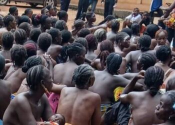 Lola: les femmes manifestent torses nues devant la préfecture pour réclamer le départ des bouviers 