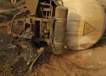 Dubréka / sèguèma : le déraillement d&rsquo;un train Rusal-Friguia transportant la soude caustique suscite beaucoup de peur dans la localité