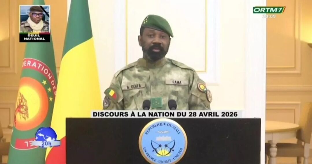 Mali: après les attaques, Assimi Goïta affirme que la situation d&rsquo;une «extrême gravité» est «maîtrisée»