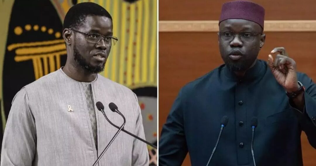 Sénégal: le président Bassirou Diomaye Faye met fin aux fonctions du Premier ministre Ousmane Sonko