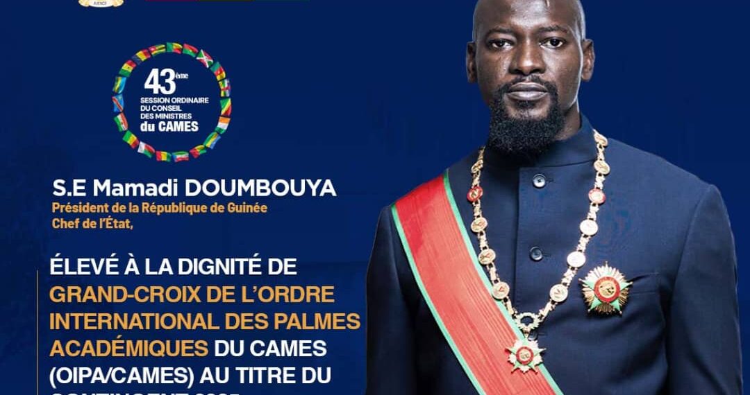 Reconnaissance panafricaine : le CAMES consacre Mamadi Doumbouya et Dre Diaka Sidibé, la communauté académique guinéenne exprime sa fierté