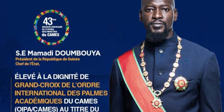 Reconnaissance panafricaine : le CAMES consacre Mamadi Doumbouya et Dre Diaka Sidibé, la communauté académique guinéenne exprime sa fierté