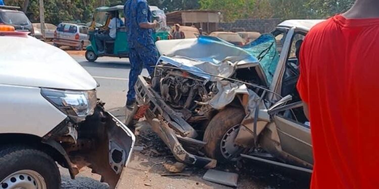 Kindia : sept morts dans une collision meurtrière sur la RN1, une élève de la CSR de Koundara parmi les victimes