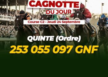 LONAGUI : Le quinté odre atteint une cagnotte record