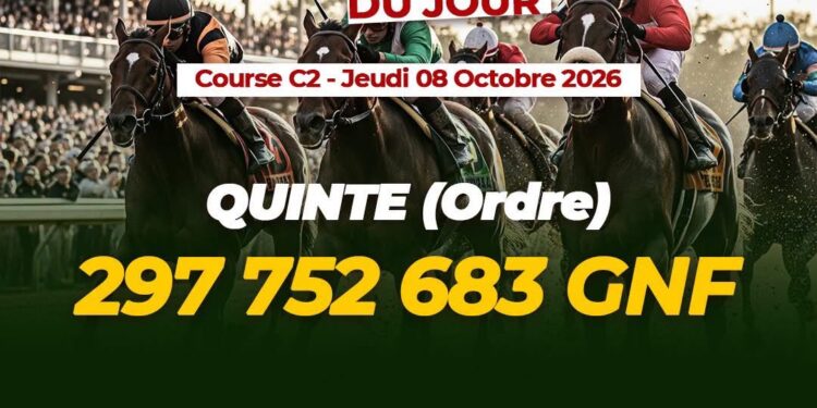 LONAGUI : près de 298 millions GNF en jeu ce jeudi, un jackpot exceptionnel annoncé au PMU